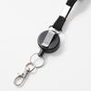 MUJI Card Holder Neck Strap with Retractable Black NDD76A1S Case/ID Reel,