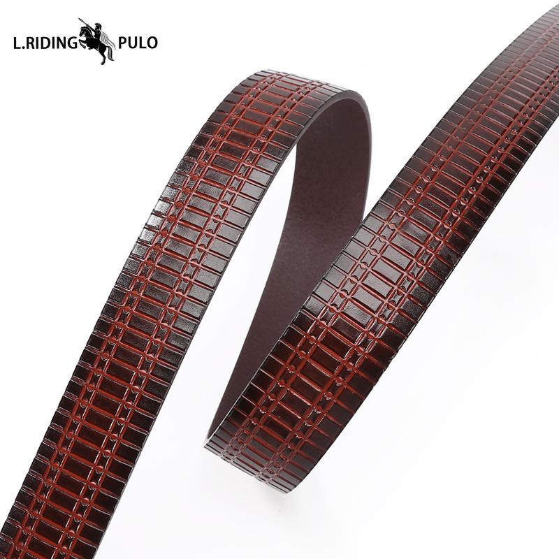 Pin Buckle Leather Belt Men Jeans Fashionable All-match Belt High Quality Casual Belt