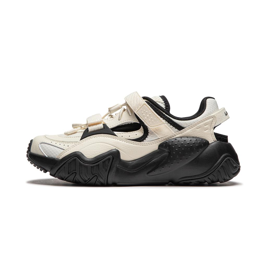 New LiNing Sichuan Tour Cushioning Wear Resistant Low Top Casual Shoes Women's Ecru AGCU184-1