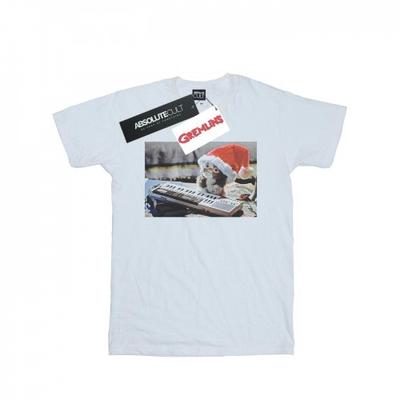 Womens/Ladies Mogwai Christmas Hat Cotton Boyfriend T-Shirt