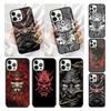 Japanese Hannya Mask Phone Case Cover for iPhone 17 Air 16 16e 15 13 14 11 12 Pro Max Plus Coque Fundas Shell