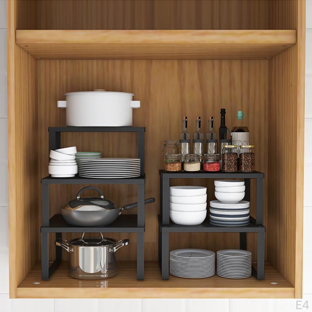 Kitchen Rack Table Top Storage Shelf Wide