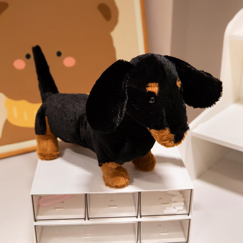 Popular Cuddly Lifelike Siamese Cat/Dachshund/Great Dane Plush Toys Soft Comfy Huggable Doll Nice Companion For Children Kids