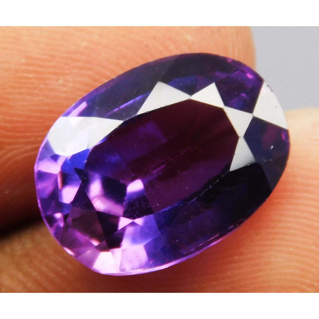 Taaffeite Purple Oval Cut CERTIFIED 8 Carat Natural Loose Gemstone Ring Size A-4399