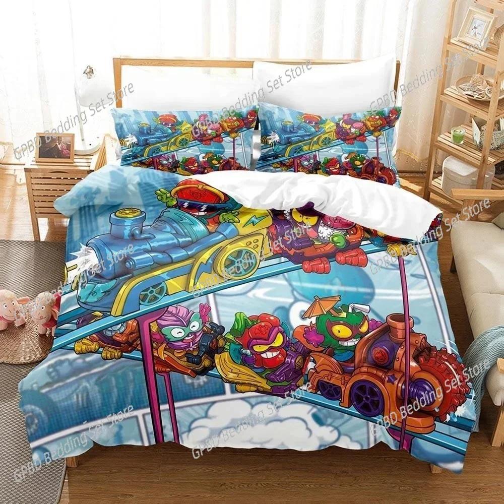 Comforter 3D Print Anime Super Zings Comfortable Duvet Bedding Set Children Bedroom Decoration Home Textile