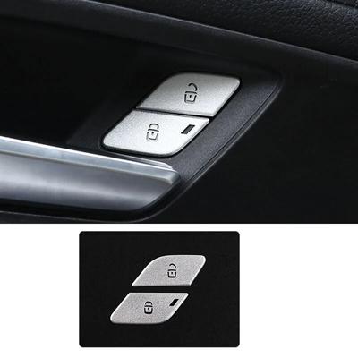 Tlačítko odemykání zámku dveří auta Ozdobný kryt nálepky Pro Mercedes Benz Class AB CLA GLA GLB W177 W247 X247 C118 Class
