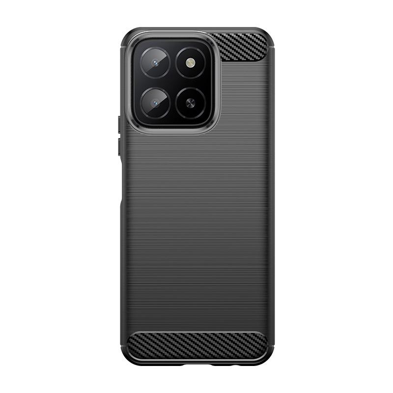

For Huawei Honor X5B Case Cover For Honor X5B Capas New Armor Phone Back Shockproof Bumper Soft TPU Carbon Fiber Cover Honor X5B For Honor X5B чёрный