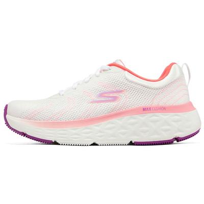 Go Run Series Starry Comfortable Cushioning Versatile Low Top Running Shoes Women Sneaker White Coral 129120-WCRL