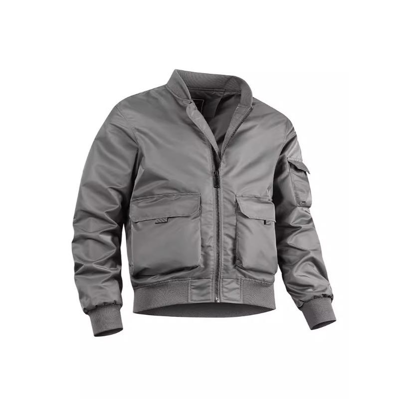 

Big Pocket MA-1 Pilot Мужская весенне-осенняя американская модная брендовая рабочая куртка Свободная бейсбольная куртка для мужчин M