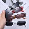 Square UV400 Eyewear Narrow Sunglasses Retro Sun Glasses Small Frame Small Rectangle Sunglasses