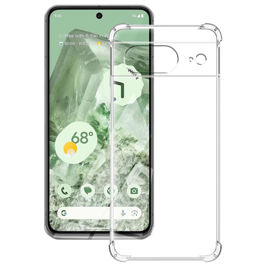 Clear Shockproof Airbag TPU Case For Google Pixel 8 Pro 8A Cover Soft Silicone Phone Case For Pixel 8 8a Transparent Capa Fundas