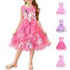 Girls' Tulle Bow Dress - Large Butterfly Mesh Gown