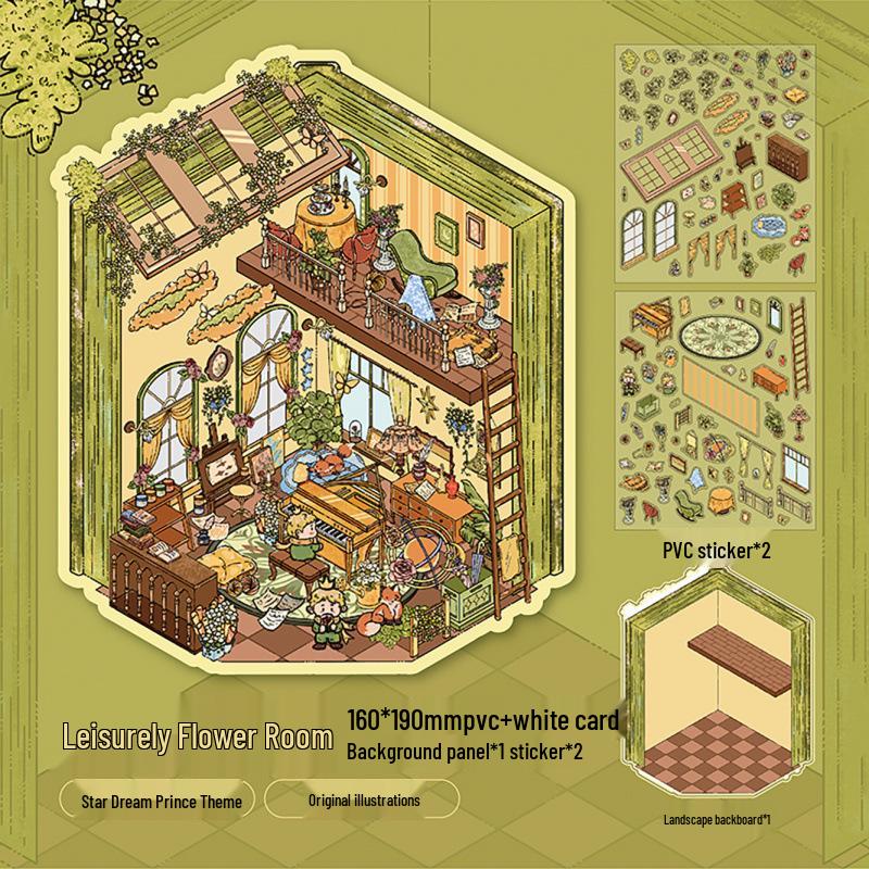 Mr. Paper Fairy Tale Book Series Flat Stickers - DIY Student Fun Pack