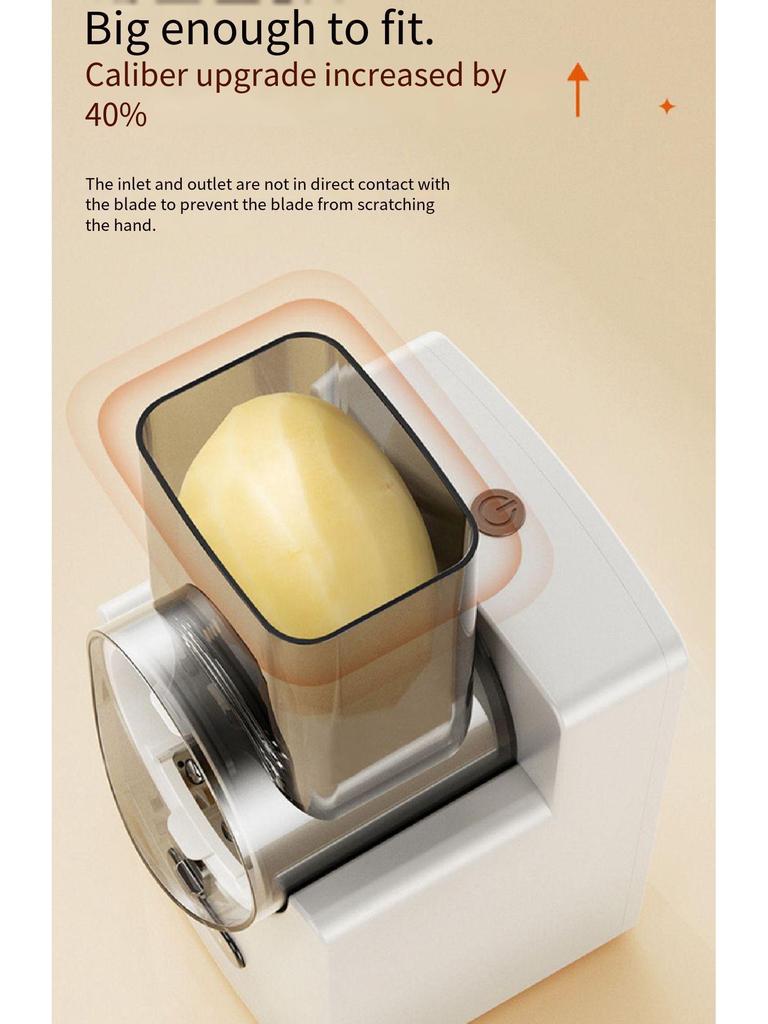 Electric Vegetable Chopper & Slicer: Cutter, Grater, Potato Slicer