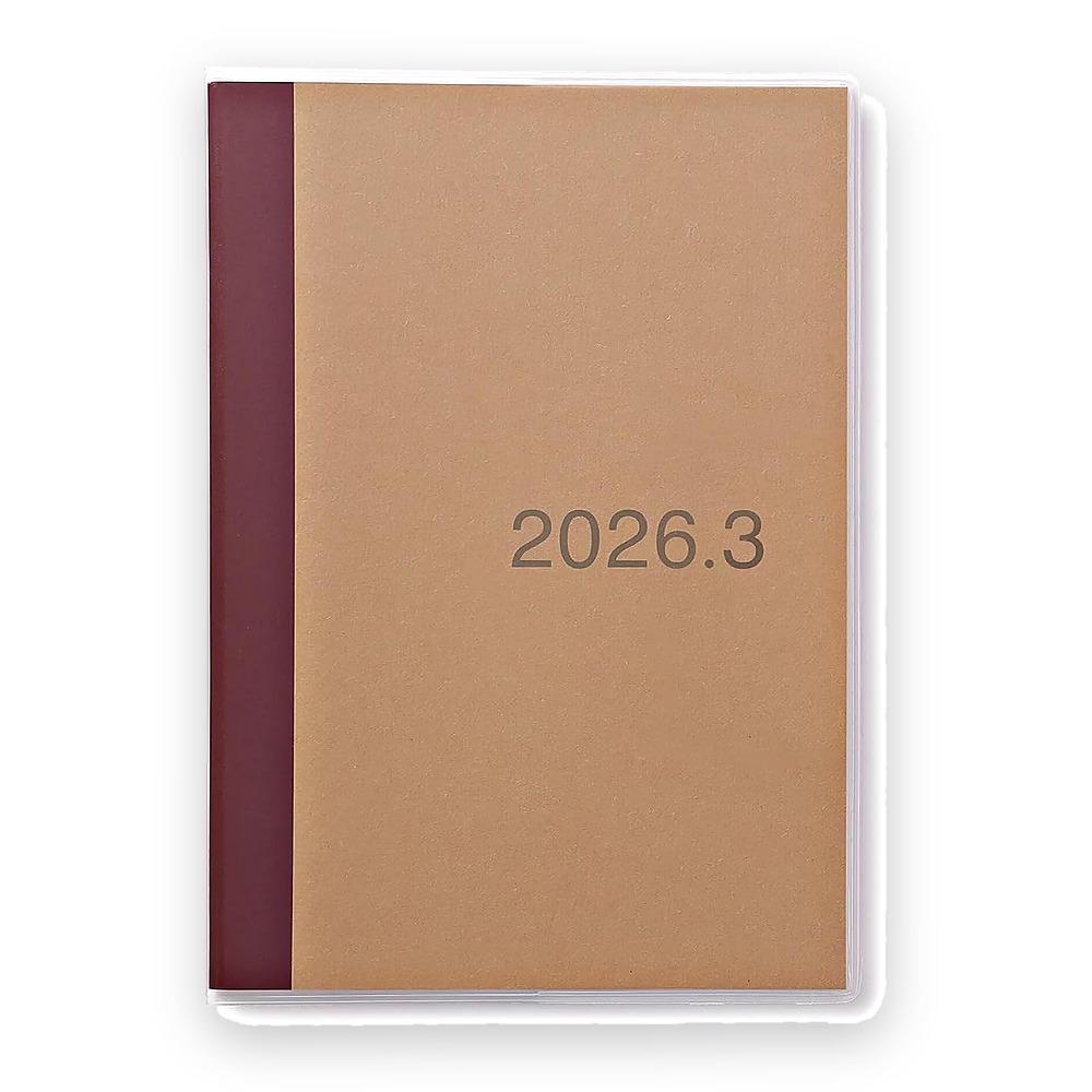 Planner MUJI Monthly Schedule Book 2026 Sunday Start March 2026 Start A5 A6 B5 B6
