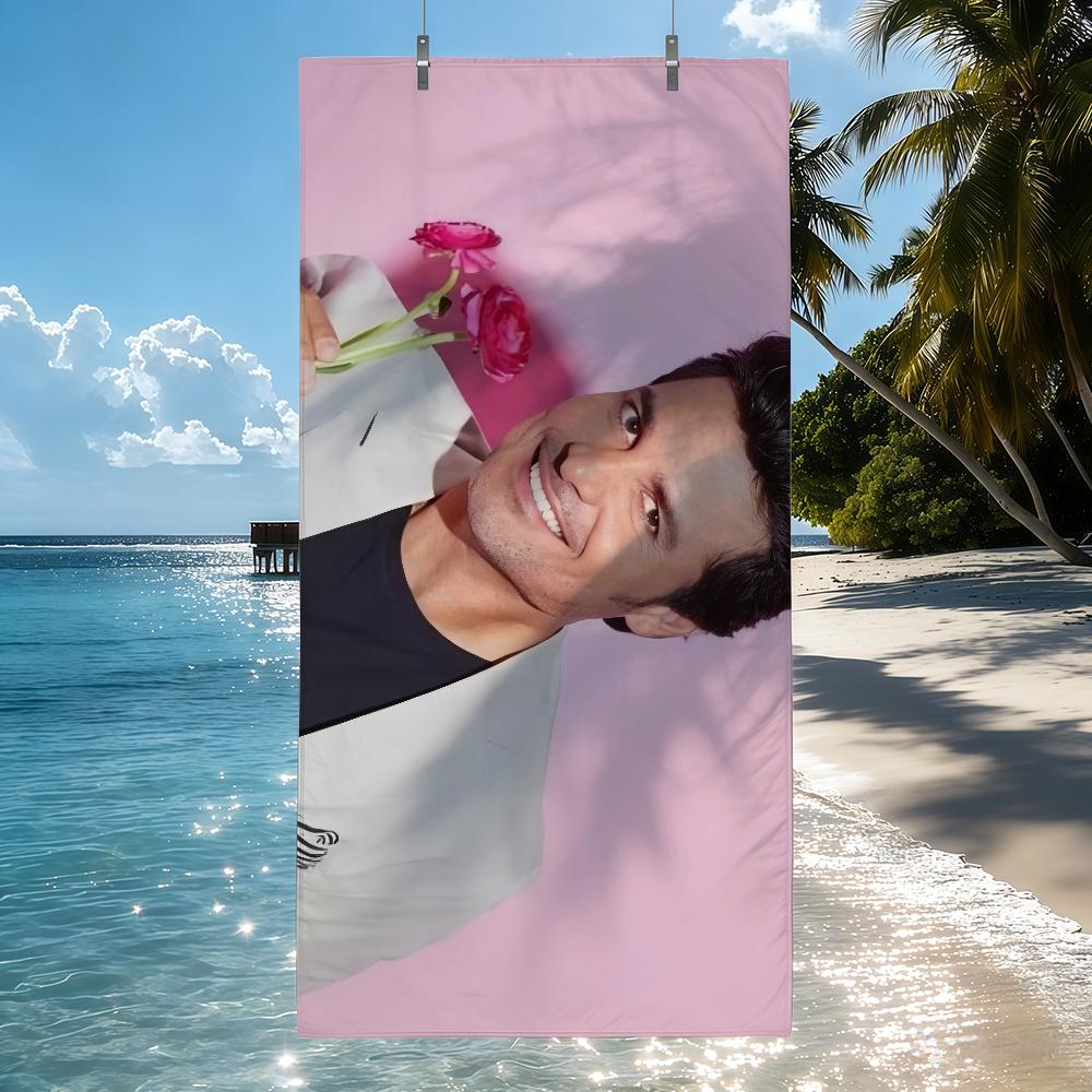 Chayanne Dance With Me Towel Quick Drying Beach Towels Are Suitable For Swimming Pools Camping Yoga And The Gym