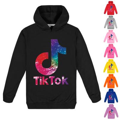 Children Hooded Tops Spring Autumn Tiktok Hoodies Pullovers Casual Wear