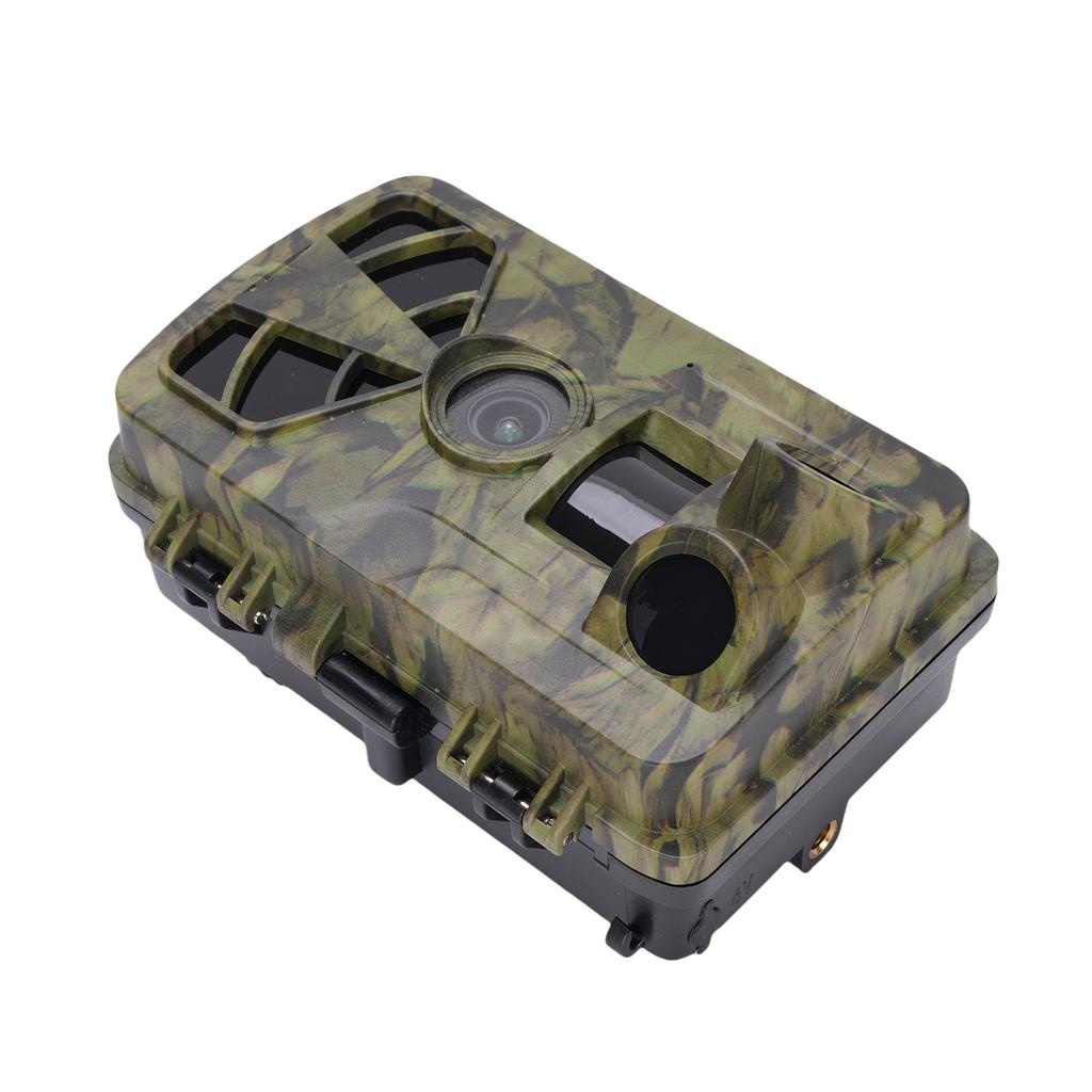 8K 60MP Trail Camera with No Glow Night Vision 130° Wide-Angle Motion Activated IP66 Camera