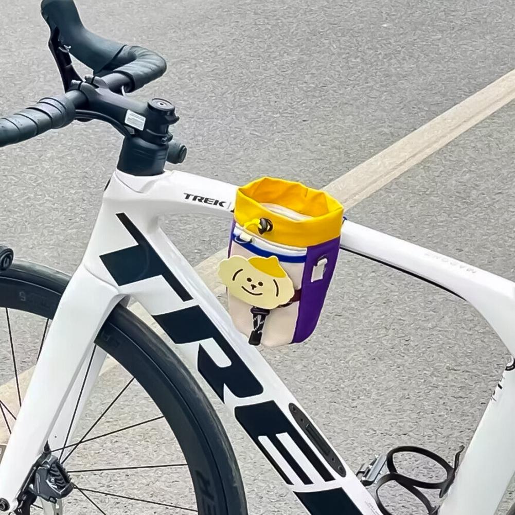 1 Stück Wasserdichter Niedlicher Cartoon Fahrradkorb Radfahren Fahrrad Vordere Aufbewahrungstasche Mit Handyfach Fahrradteile Zubehör
