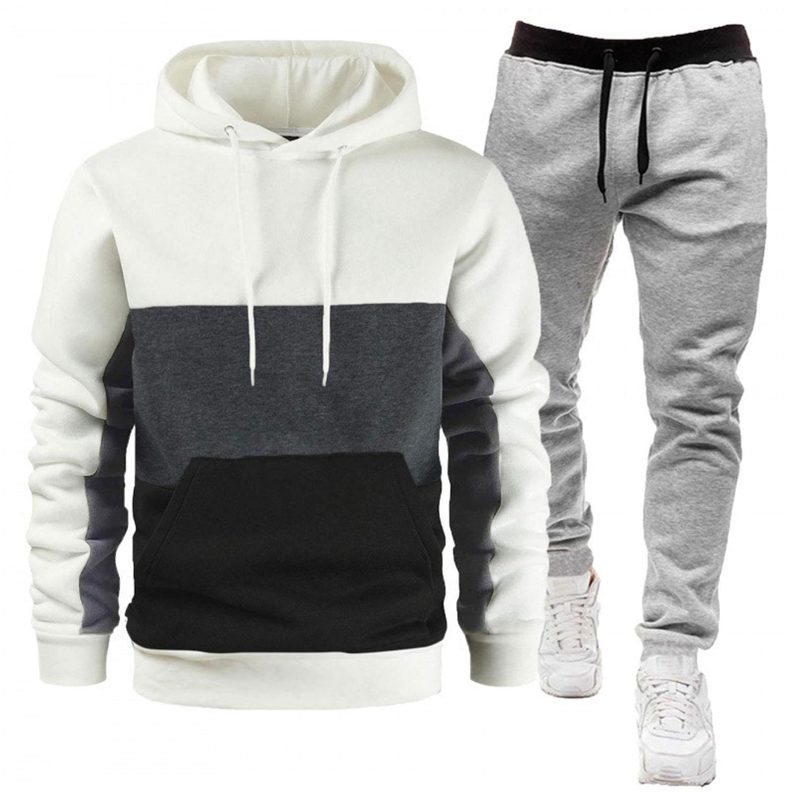 

Men s Fall/Winter Hooded Sports Set XL