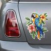 Mėlyno papūgos automobilio lipdukas Vinilinė decal vandeniui atspari galinio lango motociklo kemperio buferio sunkvežimio nešiojamojo kompiuterio dekoracija Y163