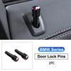For BMW M X1 X2 X3 X4 X5 X6 X7 G30 G20 G11 G12 2/4pcs Car Door Lock Pin Door Lock Rod Auto Knob Pull Security Insurance Stickers GB2