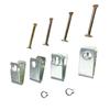 AC54-1Set Car Brake Shoes Repair Kit 4600A139 4600A140 For Mitsubishi L200 / Triton 2005-2015 Adjuster Rear Brake Shoes