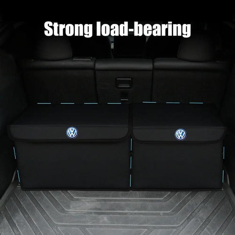 Hub Caps Large Capacity Car Rear Trunk Foldable Storage Box Organizer For Volkswagen VW GTI GTD Golf Polo Passat Tiguan R RLine EA1