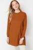 Women's Fashion New Hijab Sweater Stone Sleeves Pearl Detailed Knitwear Sweater