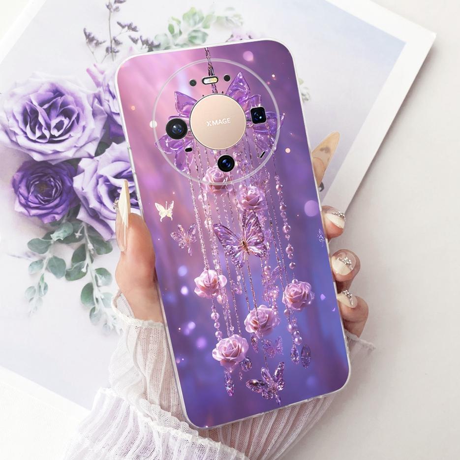 For Huawei Mate 80 5G Case VYG-AL00 Stylish Butterfly Painted Cover Soft Slim Phone Case For Huawei Mate 80 Pro Mate80 5G Fundas