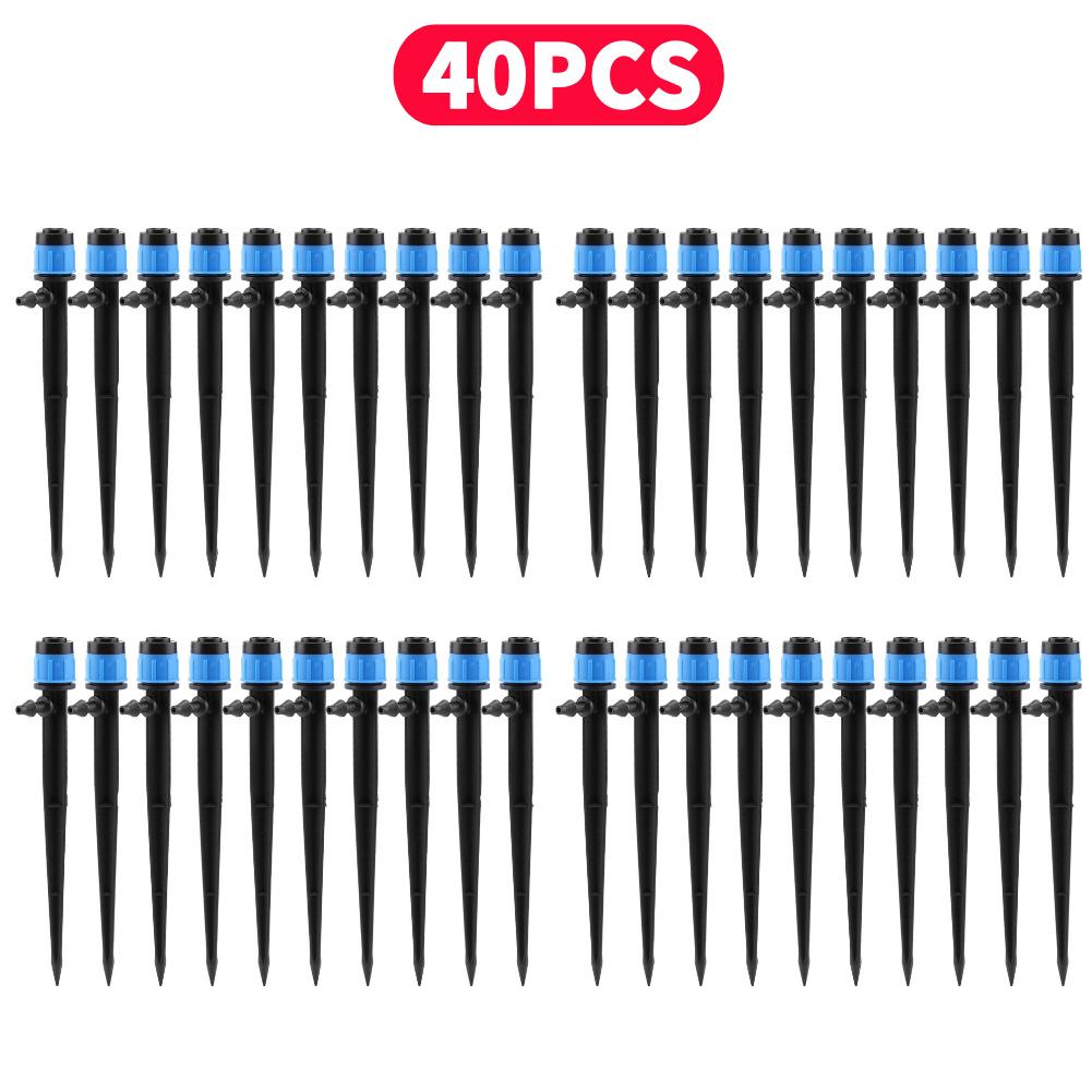 10-100Pcs Garden Micro Drip Irrigation Devices 360°Irrigating Nozzle Sprayer Sprinkler for 4/7"Hose Garden Plant Watering System