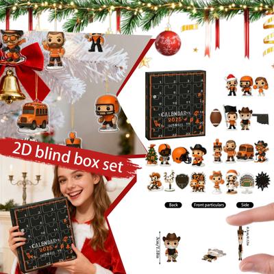 2D Ankunftskalender Enthält 24 Ankunftskalender, Countdown-Kalender und Überraschungs-Sammelobjekte