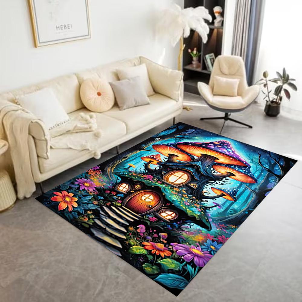 1 Stück Steampunk Fee Heimteppich Rutschfest Büro Dekor Geschenk Wohnzimmer Schlafzimmer