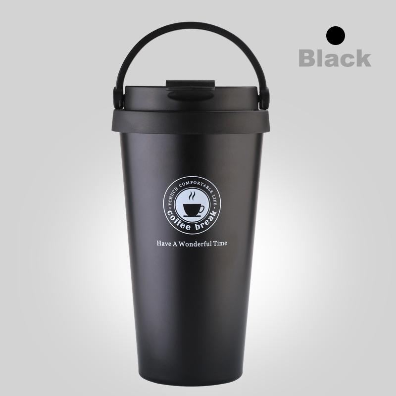 Fashion water bottle Coffee mug Stainless steel vacuum flask Water leakage prevention kettle Travel Coffee Mug Tea Milk Mug