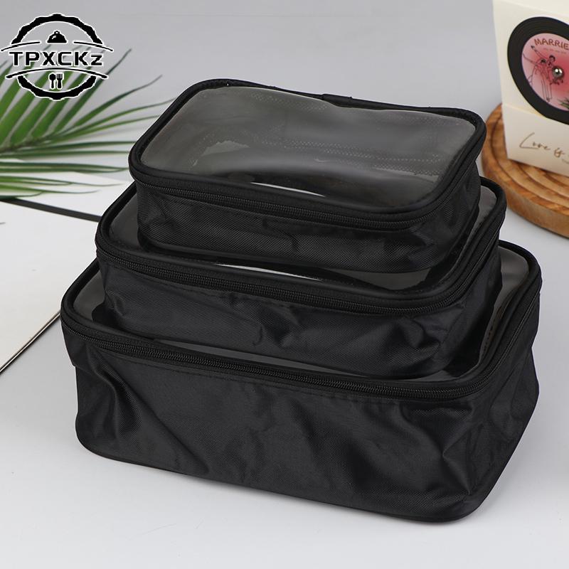 Women Clear PVC Makeup Bag Waterproof Toiletry Bag Carry On Makeup Bag Zipper Cosmetic Bag Travel Toiletry Organizer Pouch