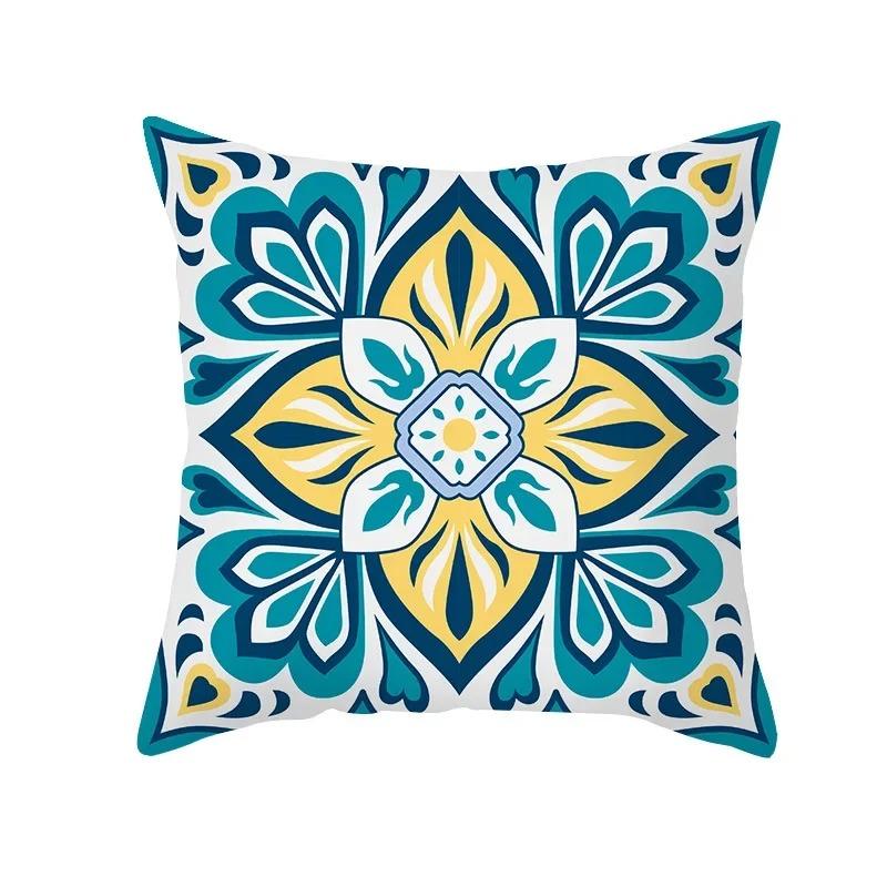 Home Decor Exquisite Patterned Decorative Throw Pillow Covers Pattern Cushion Cover Suitable For Sofa Bedroom Car Pillow Cover