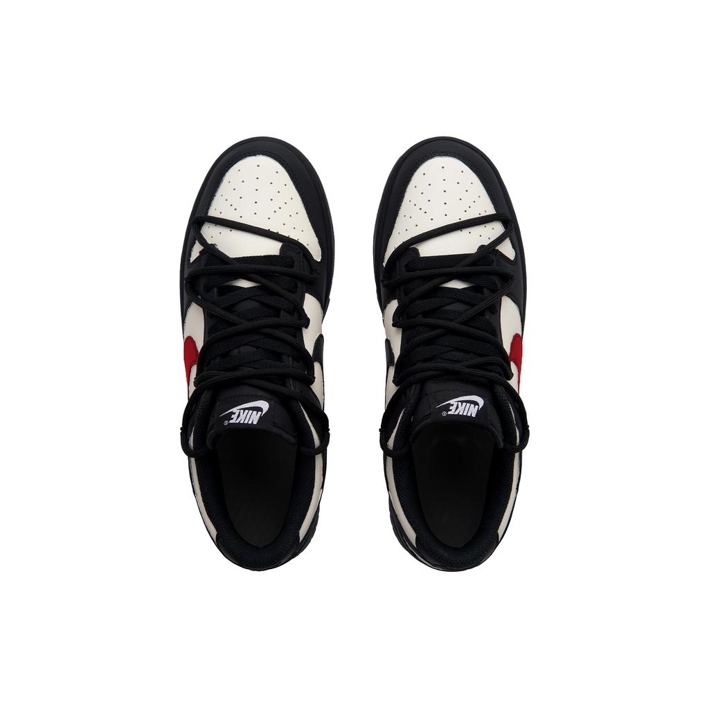 Nike Dunk Houston Low Top Skateboard Shoes Unisex Black White Red IO7606-010(Team1102-)