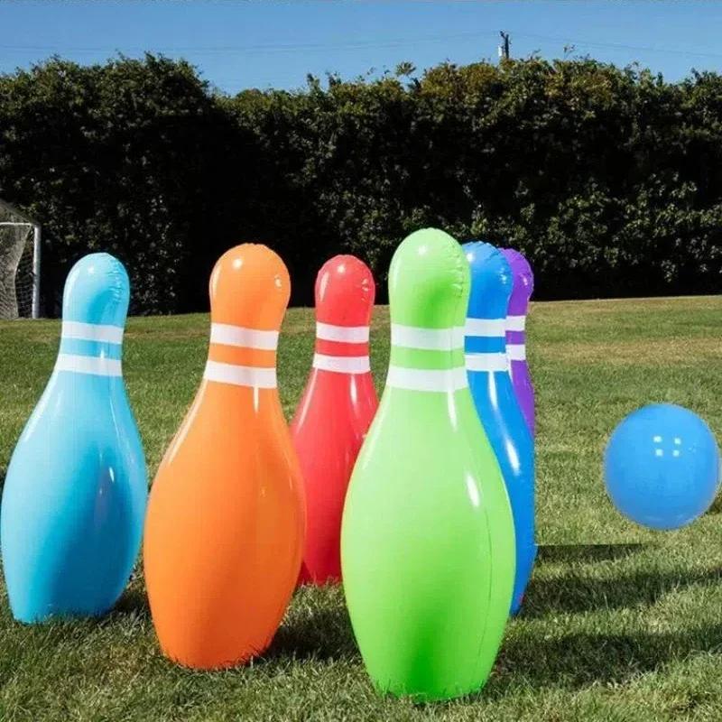 Children  Toys PVC Inflatable Bowling Ball Set Student Sports Outdoor Toys Company Annual Meeting Team Building Bar Games Props