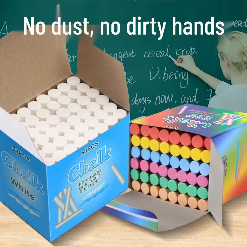 Dust-Free Safe Colored Chalk for Blackboard and Bulletin Board Painting