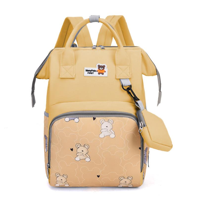 Large-capacity mommy bag, multi-functional baby bag, baby products storage, backpack, thermal insulation mother and baby bag