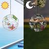 1 Piece Colorful Butterfly Solar Globe Light Outdoor Patio Garden Decorative Hanging Tree Lights Holiday Mood Lighting