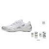 Asics Copertura Hypersync Leggere Scarpe Casual Basse Unisex Argento Bianco 1203A879-100