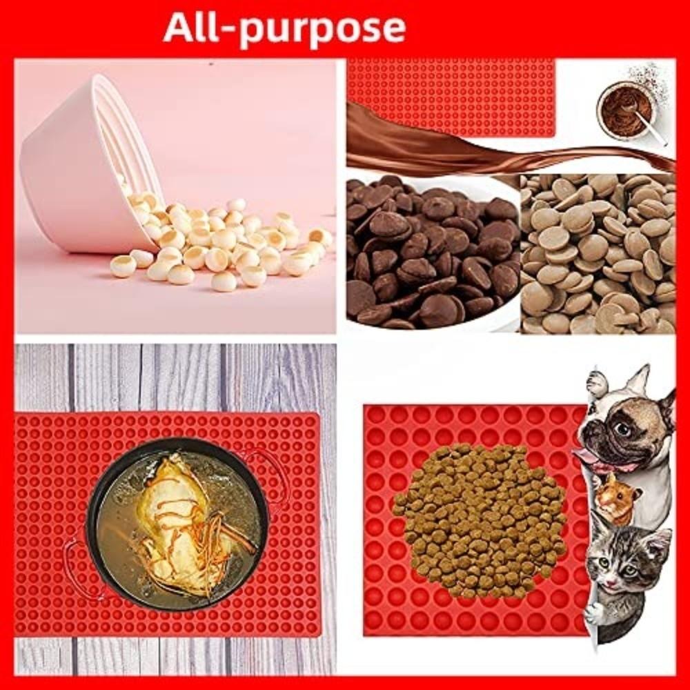 468-fach Backmatte Mini-Halbkugel Hundeleckerli-Form Hochwertige Schokoladentropfenform Kochen