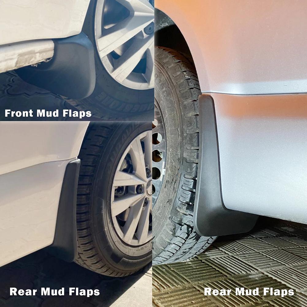 Front Rear Flaps Car Mud Flaps Decorative And Protective Accessory Easy Installation Process Easy Installation Mud Flaps