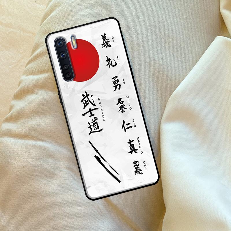 Japanese Bushido Samurai For OPPO A74 A54 A94 A15 A17 A77 A79 A58 A78 A98 A5 A9 A16 A76 A96 A52 A72 A53S A57S Case