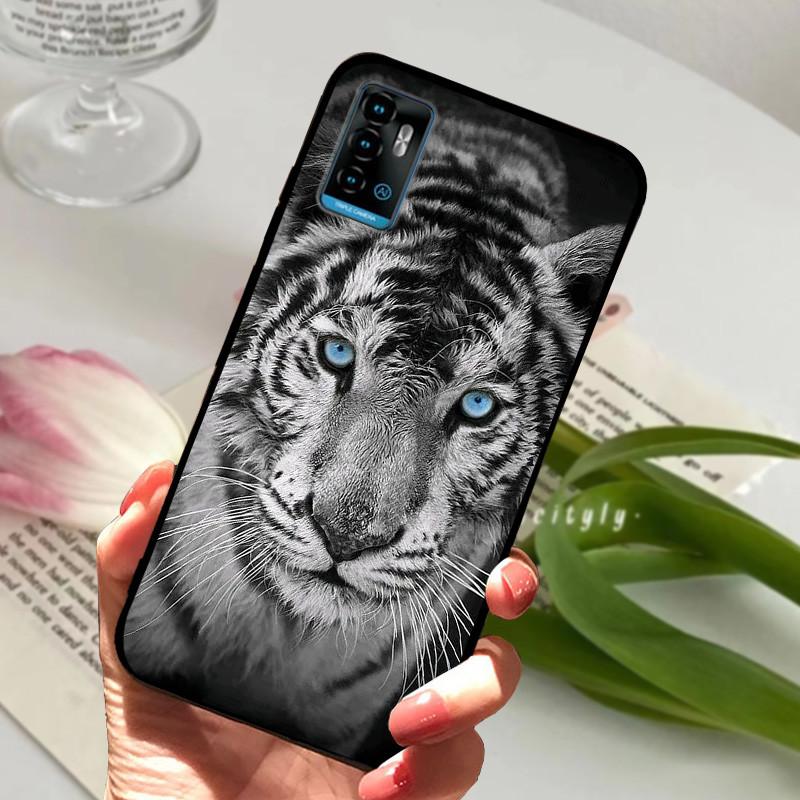 Case For ZTE A71 Coque A 71 Marble TPU Soft Silicone Funda Phone Case For ZTE Blade A71 a71 Shockproof Animals Cover Capa Bumper