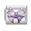 Fashion Cherry Flower Heart Star Dreamy Shiny Zircon Y2K Italian Charm Links Fit 9mm Bracelet Stainless Steel DIY Making Jewelry