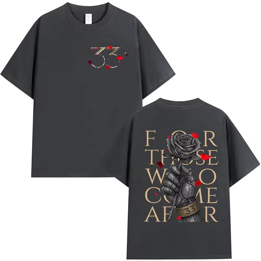 Adventure Team No 33 Clair Obscur Tshirt 2026 Summer Mens Womens Luxury Retro Fashion Gaming Fan Tshirt Street Wear Y2k