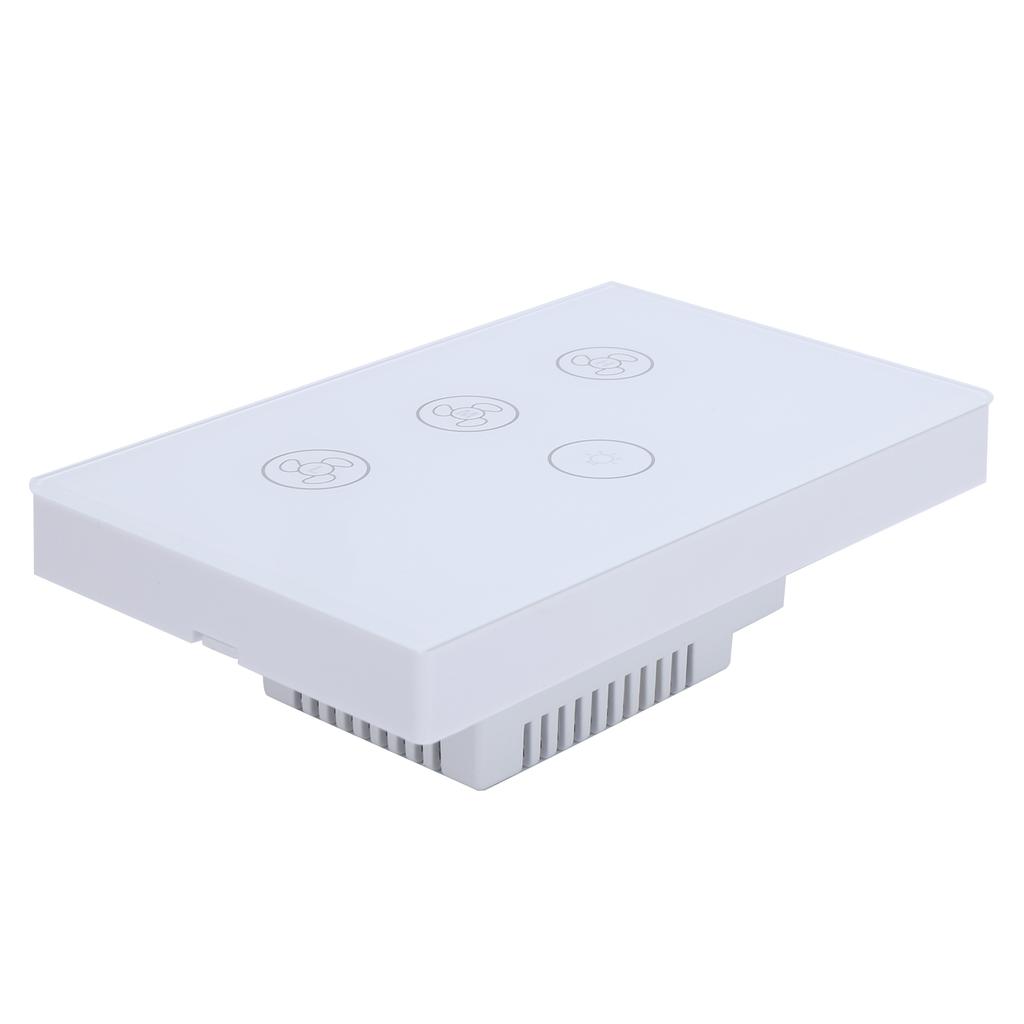 Smart WiFi Air Fan Lampe Touch Schalter Sprachsteuerung Kompatibel für Google Home 110 ‑ 240VWhite