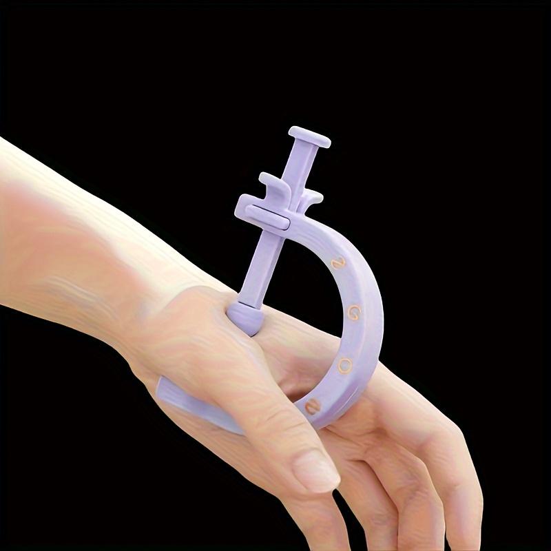 [Regulowany Masażer] Ręczny Regulowany Masażer Akupresurowy | Materiał Plastikowy, Łatwy w Użyciu do Refleksologii i Masażu Dłoni lub Stóp